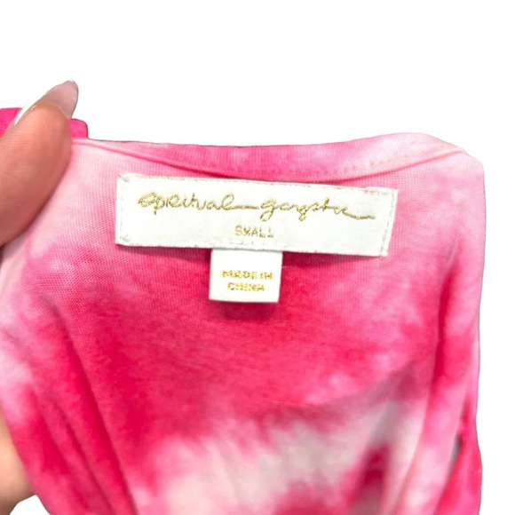 Spiritual Gangster Perfect Tie Dyed Romper Pink Size Small - Picture 7 of 9